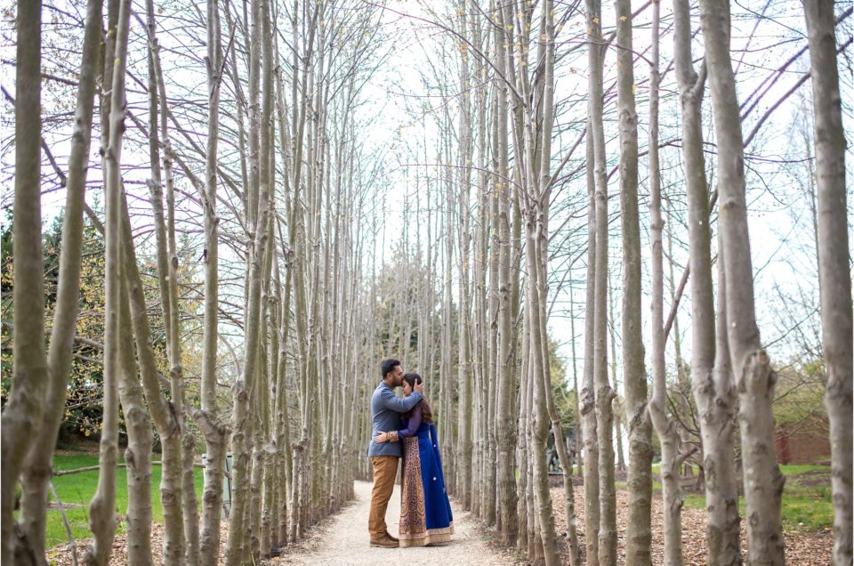 engagement photos at Grounds for Sculpture